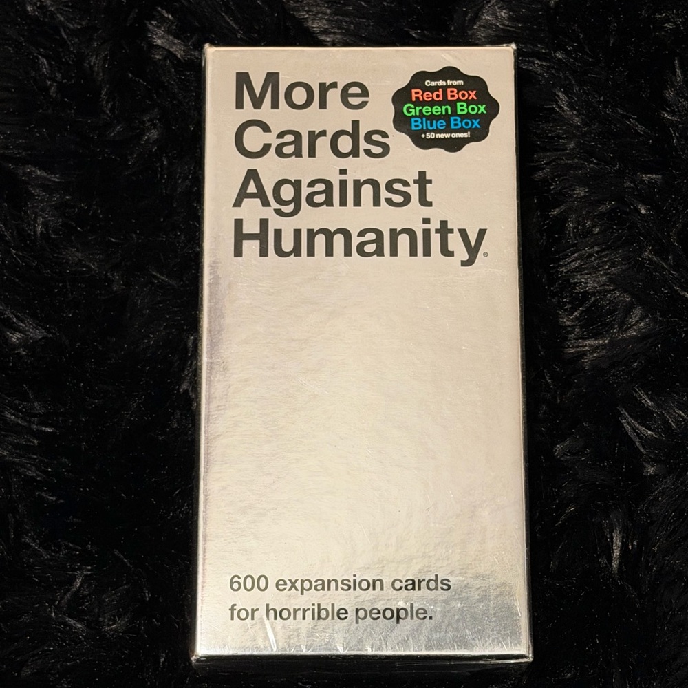Cards Against Humanity More Cards Expansion Pack 600 Cards Sealed